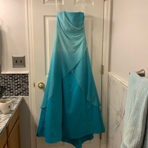 Teal&Mint Prom Dress 3/4